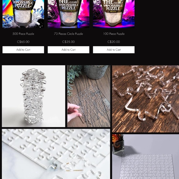 Clearly Impossible puzzle by Cedar Creek Creations 500 pieces - Picture 3 of 6